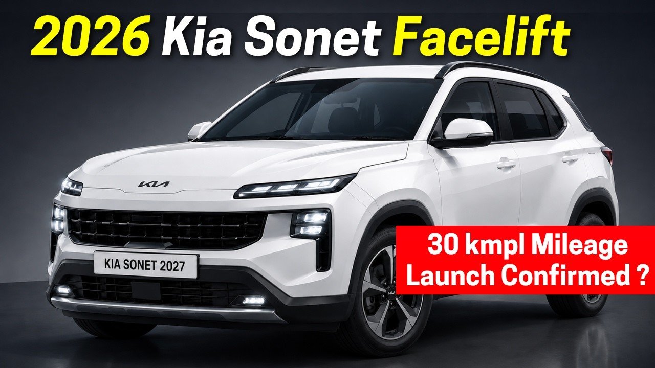 Kia का बड़ा धमाका! सिर्फ ₹9.78 लाख में लॉन्च हुई नई Sonet डीजल ऑटोमैटिक, लुक और फीचर्स देखकर हो जाएंगे दीवाने