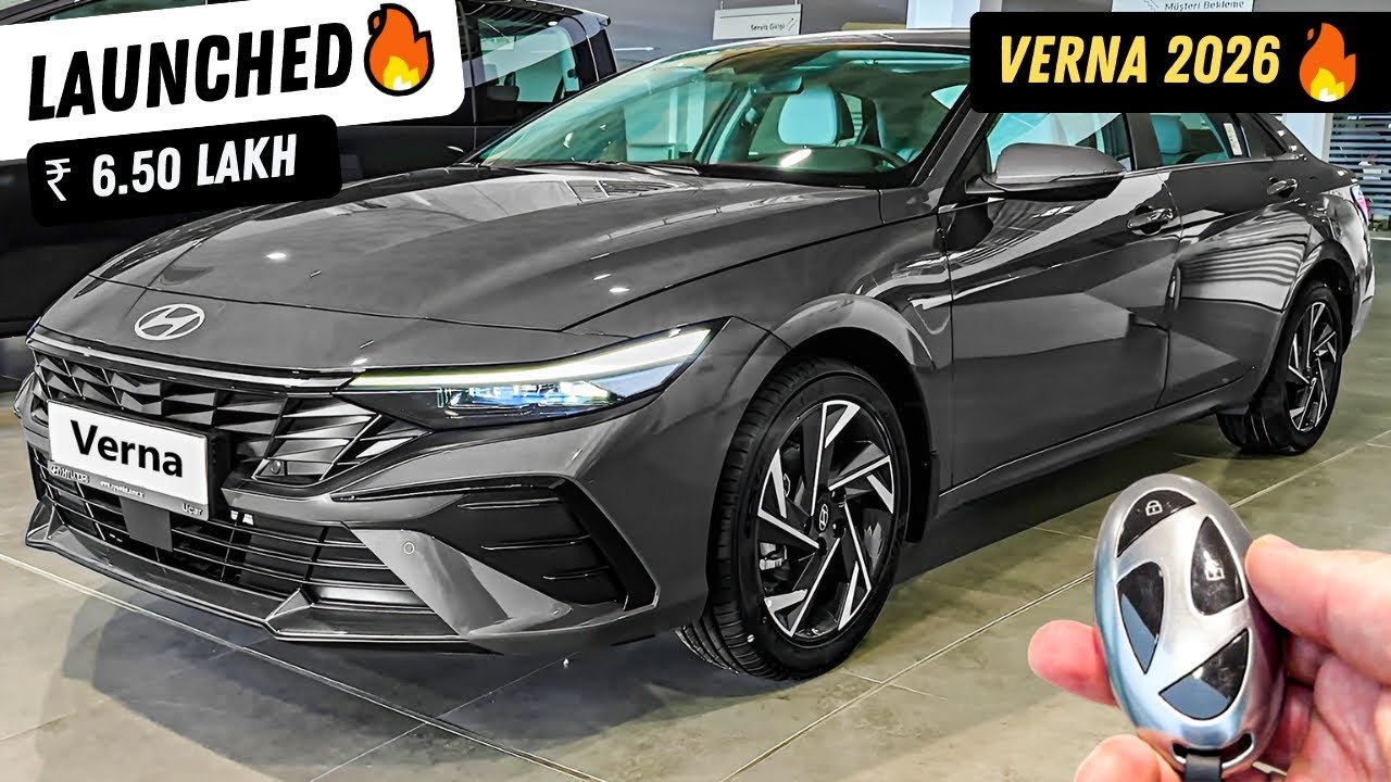 Honda City और Virtus को टक्कर देने आई नई 2026 Hyundai Verna, शुरुआती कीमत ₹11 लाख से भी कम!