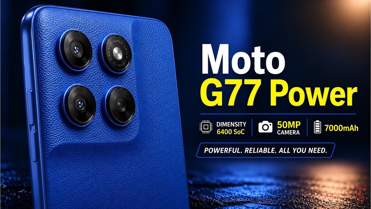 मोटोरोला का धमाका: 7000mAh बैटरी और Sony कैमरे के साथ लॉन्च हुआ Moto g77 POWER, कीमत 25 हजार से भी कम