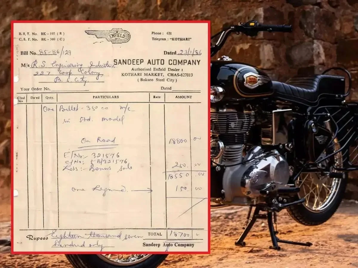 Royal Enfield Classic 350 Bike Old Bill Viral